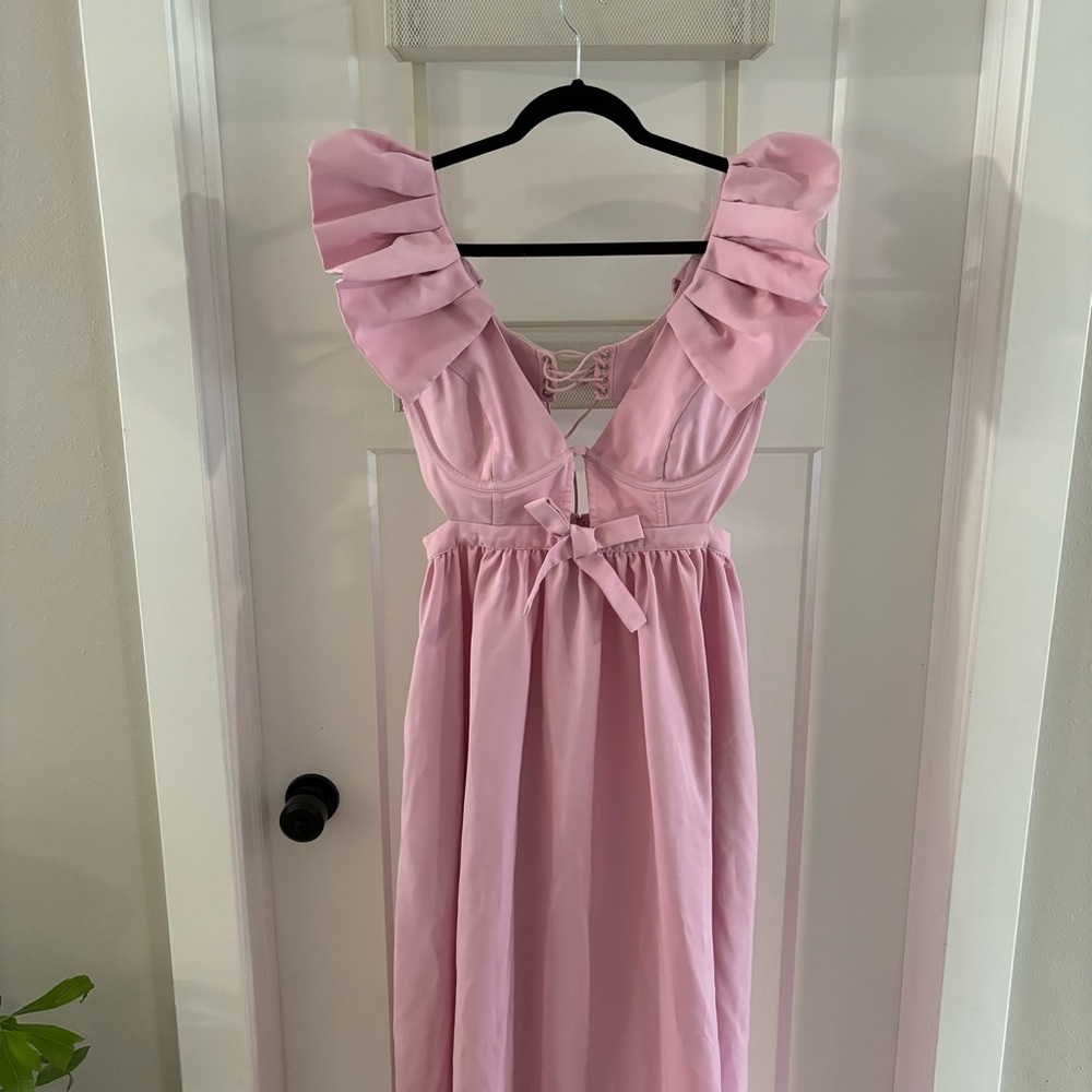 For Love And Lemons Pink Maxi Dress - Picture 11 of 11